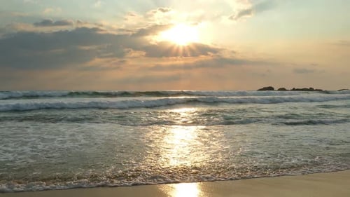 Beautiful Landscape Tropical Sea Sunset On The Beach 4
