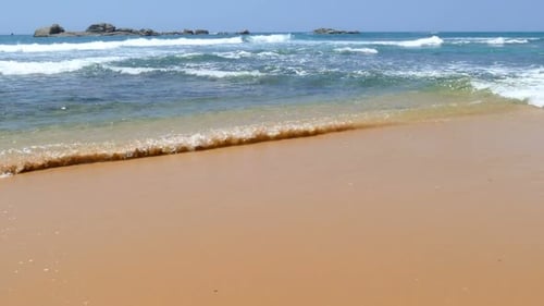 Ocean Waves On The Beach 1