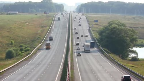 Cars traveling on The Highway -