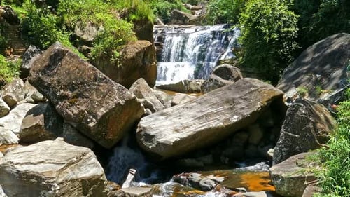 Forest Waterfall In Sri Lanka 4