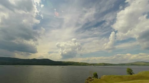 Beautiful Landscape Lake Between Hills - South Ural, Russia 5