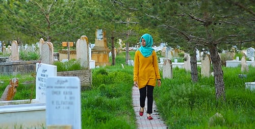 Der muslimische Friedhof