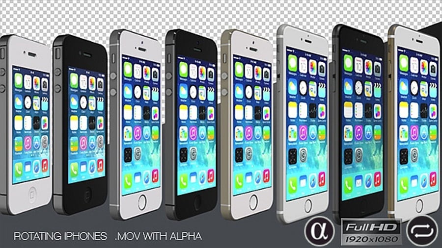 Pre-Rendered iPhones are Rotating 1, Elements Motion Graphics ft. apple ...