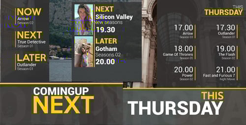 Modern Broadcast Graphics Package for Television Programming