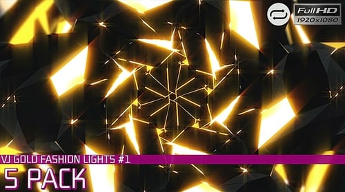 VJ Gold Fashion Lights #1 - 5 Pack