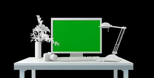 Elements of an Interior With Green Screen 3