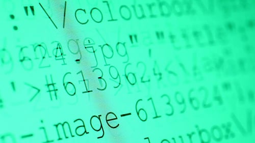 HTML Codes On Screen 699