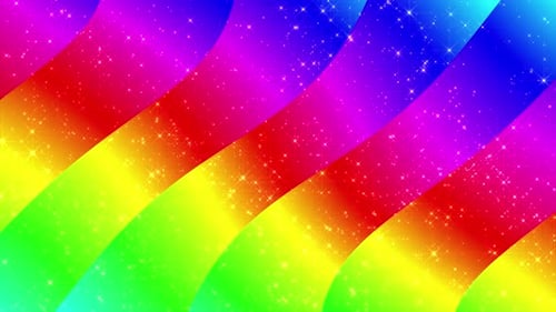 4k Curves Rainbow Lines