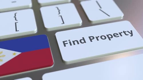 Find Property Text and Flag of the Philippines on the Keys