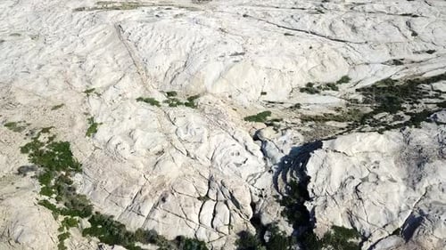 Riesige Felsen aus L