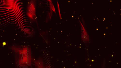 fond de particules rouges