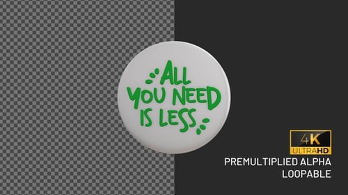 All You Need Is Less Badge