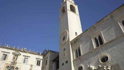 Campanario del siglo XV en Dubrovnik