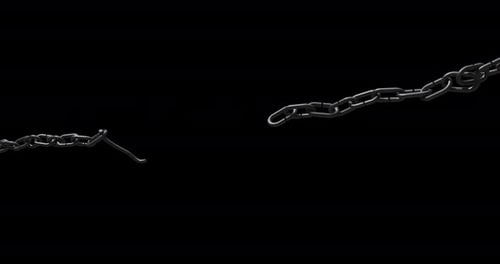 Heavy Metal Chain Breaks Apart in Slow Motion