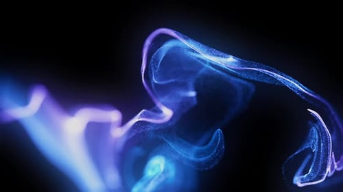 Loop Blue And Violet Fluid Background Full HD