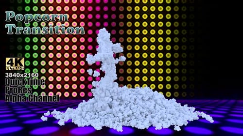 Dynamic Popcorn Explosion Reveal Transition