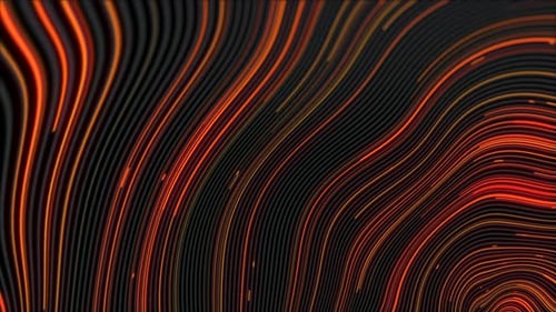 Abstract Glowing Energy Lines Dynamic Flow Background