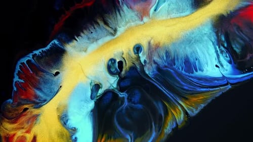 Mesmerizing Paint Background Liquid Art