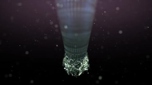 Fond animé de Graphiques animés d'arrière-plan de particules