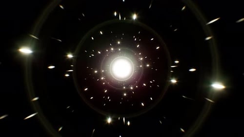 Glitter Light Energy Background 4K Loop