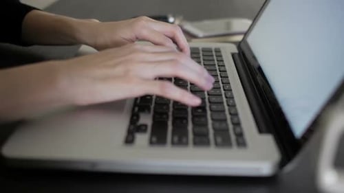 Working On Laptop