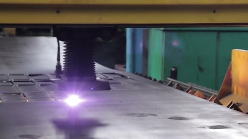Laserschneidmaschinen-Technologie