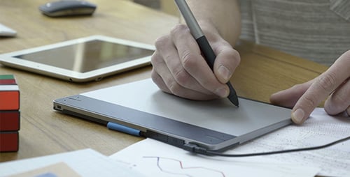 Illustrator Working With Drawing Pad