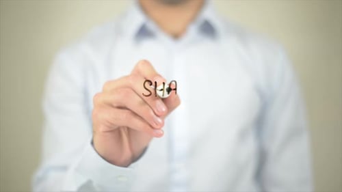 Share Your Thoughts Writing on Clear Surface