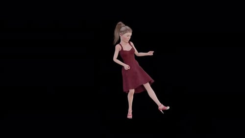 Blonde Girl Dance 1