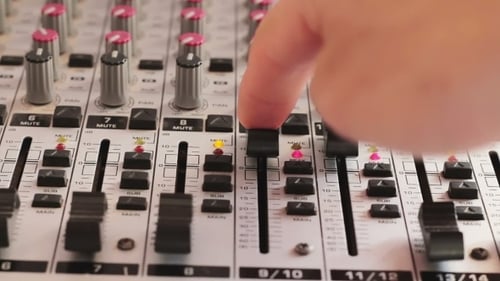 Working With Sound Mixing Console