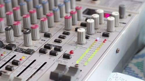 Working With Sound Mixing Console.