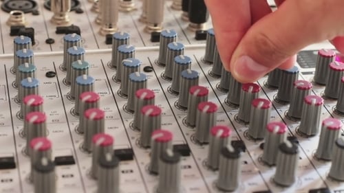 Working With Sound Mixing Console.
