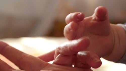 Small Hands Of Mother And Child