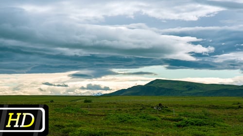 Morgenlandschaft in Island