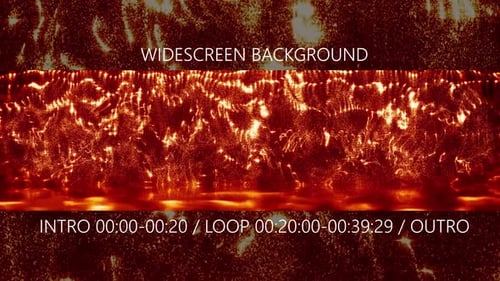 Dynamic Abstract Widescreen Glowing Particle Background Loop