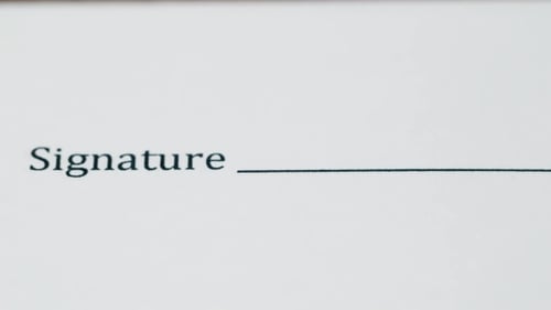 Signatures, Pen Writing Signature