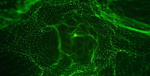 Particle Tunnel Green