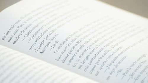 Reading a Book in a Park