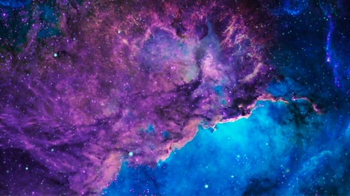 Animated Nebula Travel Through Space Galaxy Background Loop
