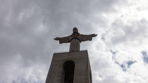 Jesus Christ Monument Cristo-Rei Lisboa In Lisbon