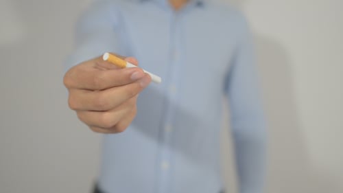 Giving Cigarette