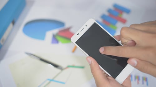 Using Smartphone in Office