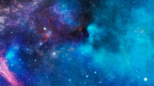 Wunderschöner abstrakter Weltraumnebel