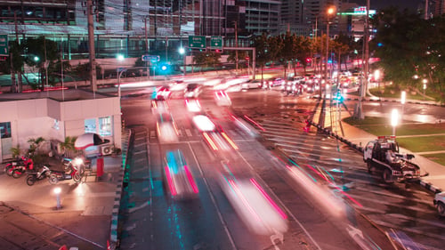 Night Traffic Jam