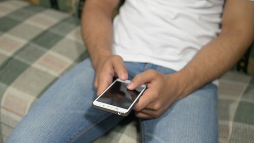 Text auf dem Smartphone eingeben