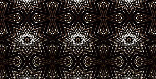 Abstract Glittering Geometric Dot Pattern Background