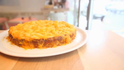 Lasagne On A Plate In A Restaurant 5