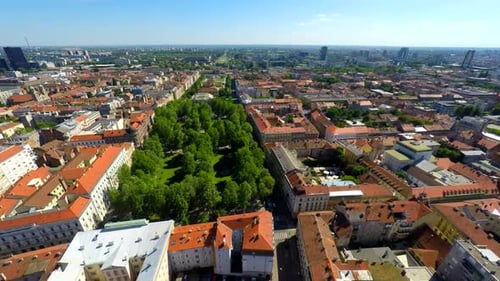Aerial View Of Central Zagreb. 1