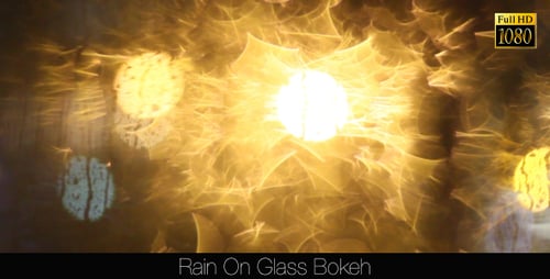 Rain On Glass Bokeh