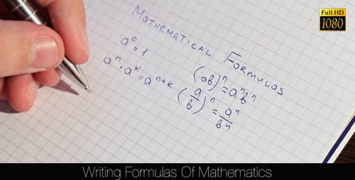 Writing Mathematical Formulas on Graph Paper